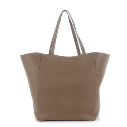 Celine Grained Calfskin Medium Horizontal Cabas Phantom Taupe 1 of 8