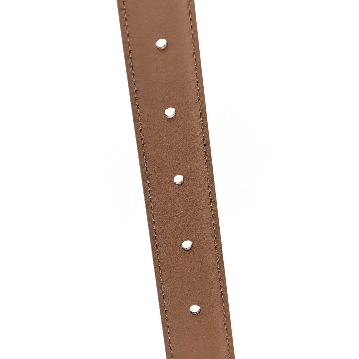 Celine Box Calfskin Medium 25mm Triomphe Belt 85 34 Tan 5 of 6