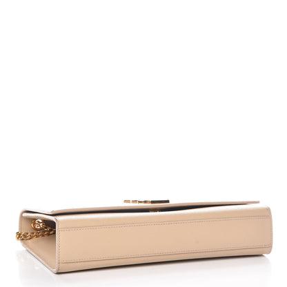 Saint Laurent Grain De Poudre Medium Monogram Kate Satchel Nude Powder 4 of 13