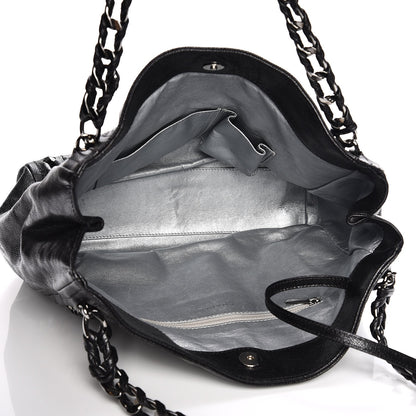 Chanel Glazed Caviar Modern Chain Tote Black 5 of 9