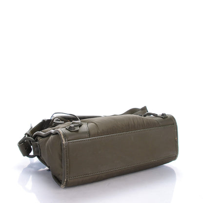 Balenciaga Nylon Agneau Rubber Hardware Mini City Khaki 4 of 8