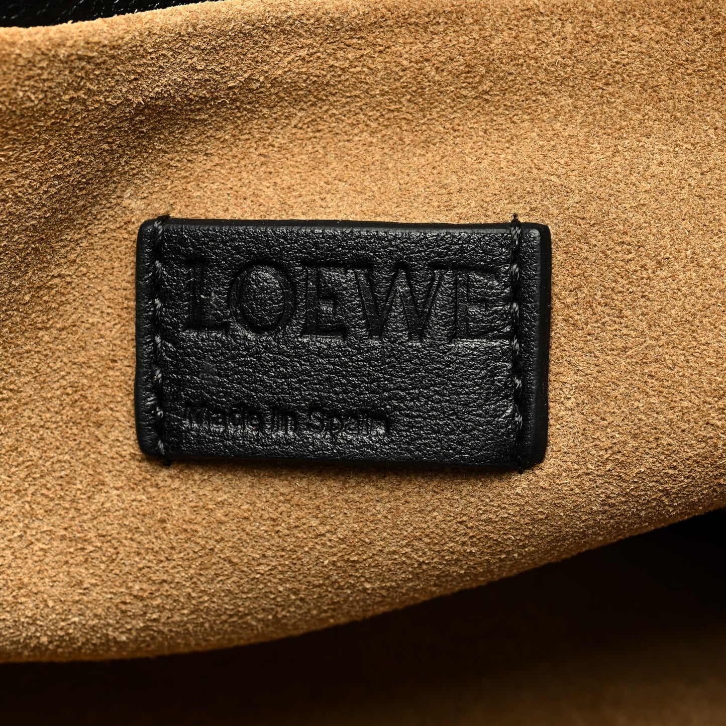 Nappa Shearling Flamenco Knot Clutch Black