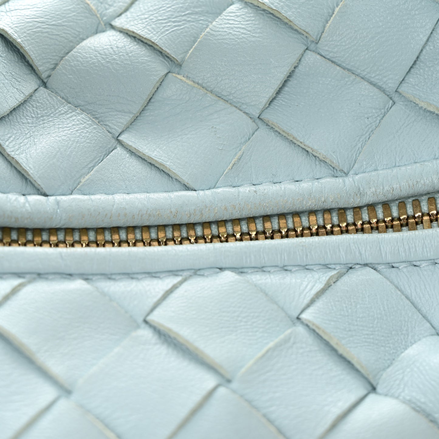 Nappa Intrecciato Mini Jodie Pale Blue