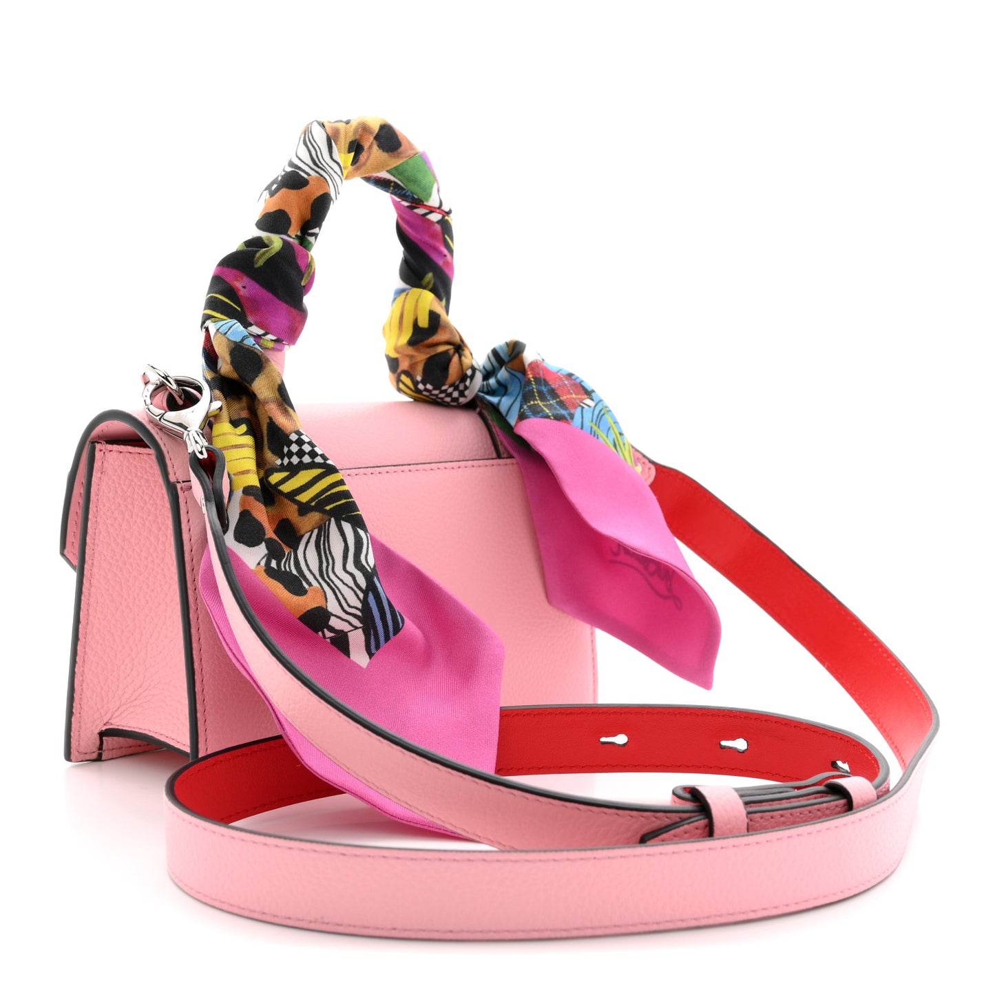 Calfskin Empire Silk Mini Elisa Top Handle Bag Soupir Multicolor