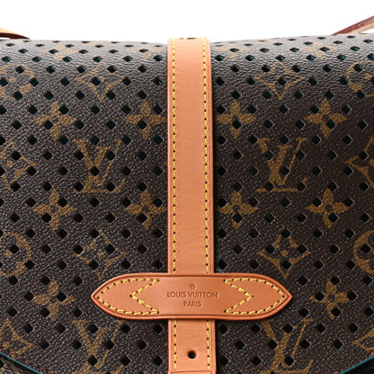 Louis Vuitton Monogram SC Flore Saumur Teal 7 of 9