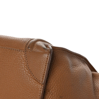 Celine Drummed Calfskin Mini Luggage Camel 8 of 15