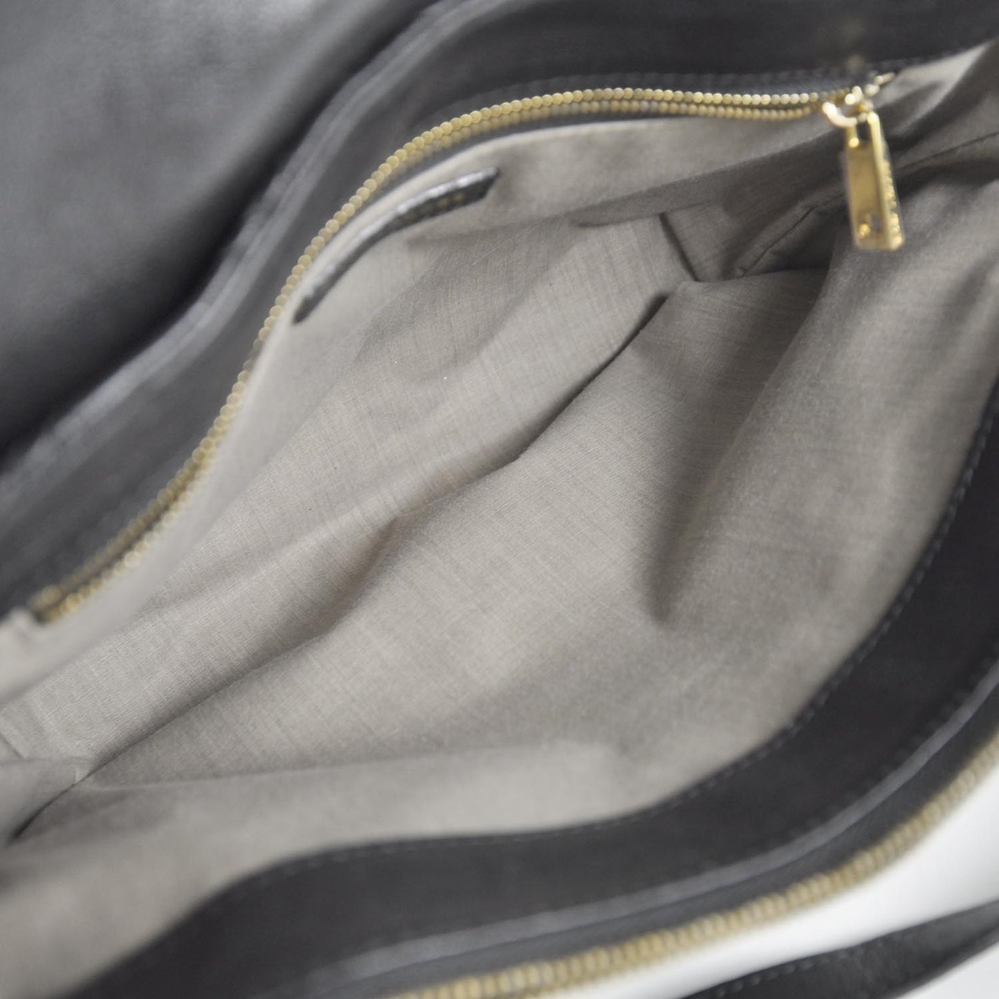 Leather Quilted The Large Single Black