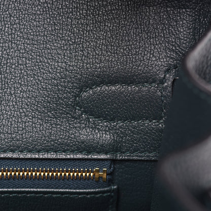 Hermes Togo Birkin 30 Vert Cypress 13 of 30