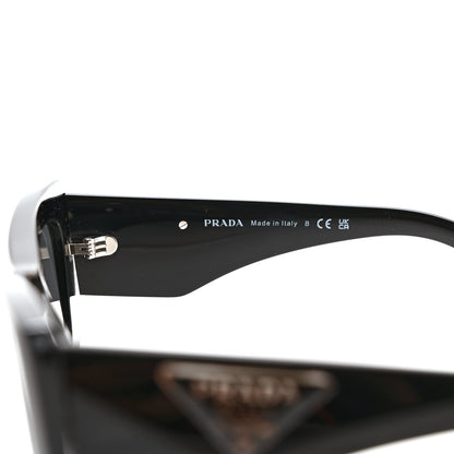 Prada Acetate Symbole Sunglasses SPR 13Z Black 6 of 8