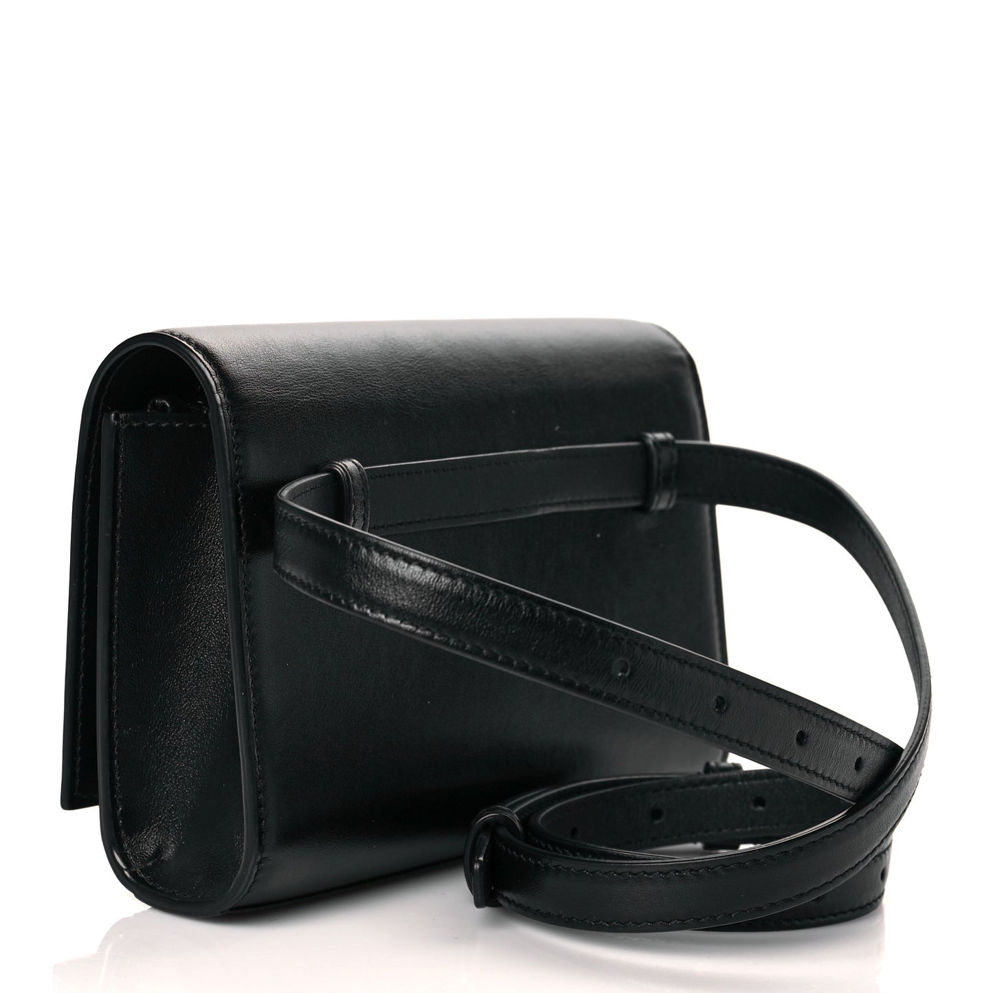 Smooth Calfskin Monogram Kate Belt Bag Black