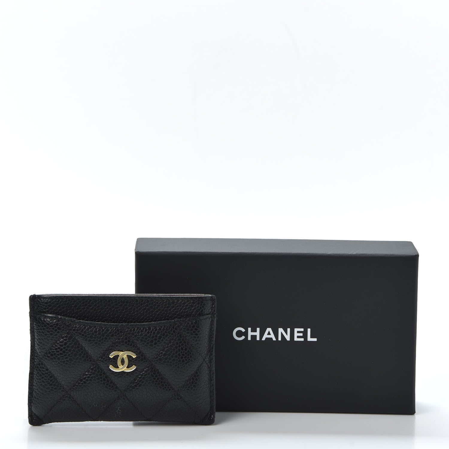 Chanel Caviar Quilted Card Holder Black 10 of 10