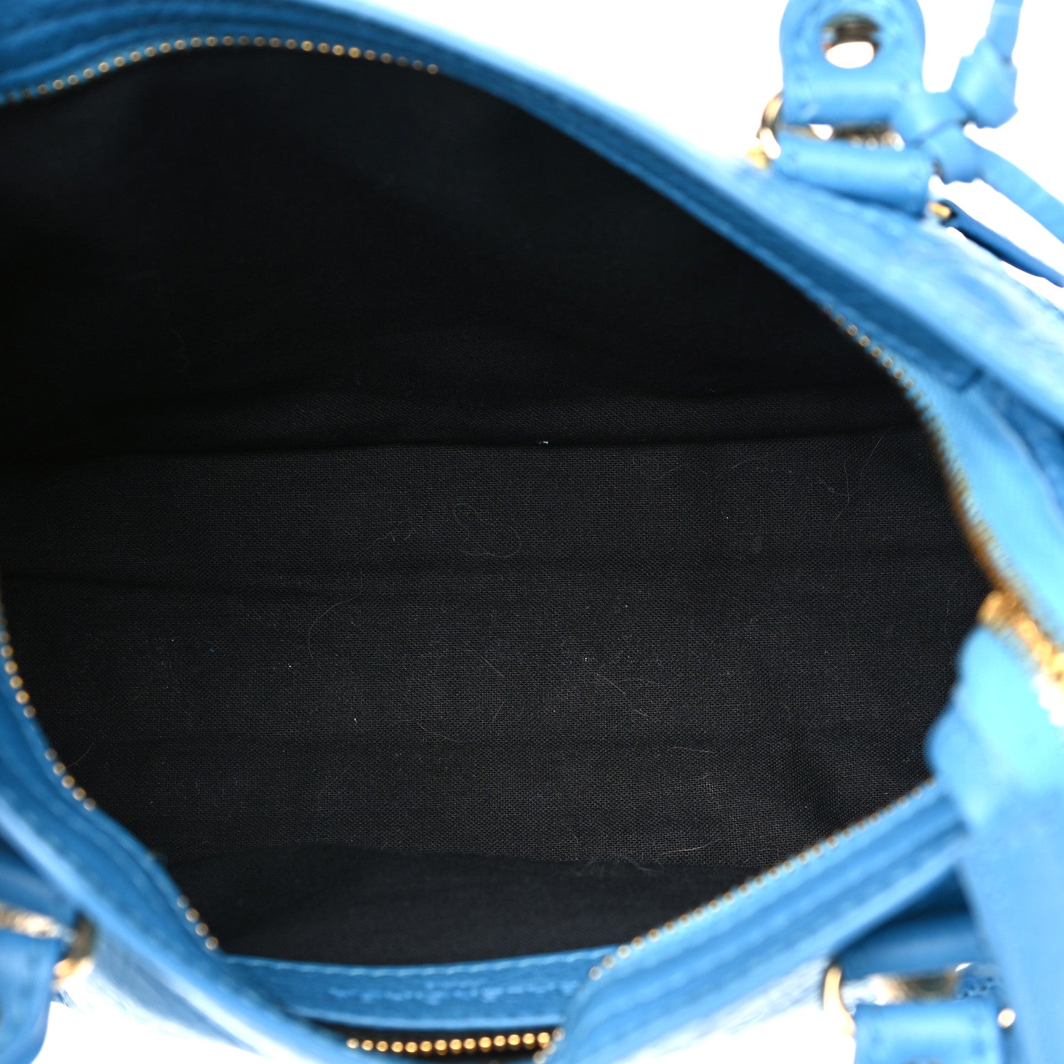 Balenciaga Agneau Giant 12 Gold Hardware Mini City Bleu Azur Clair 4 of 14
