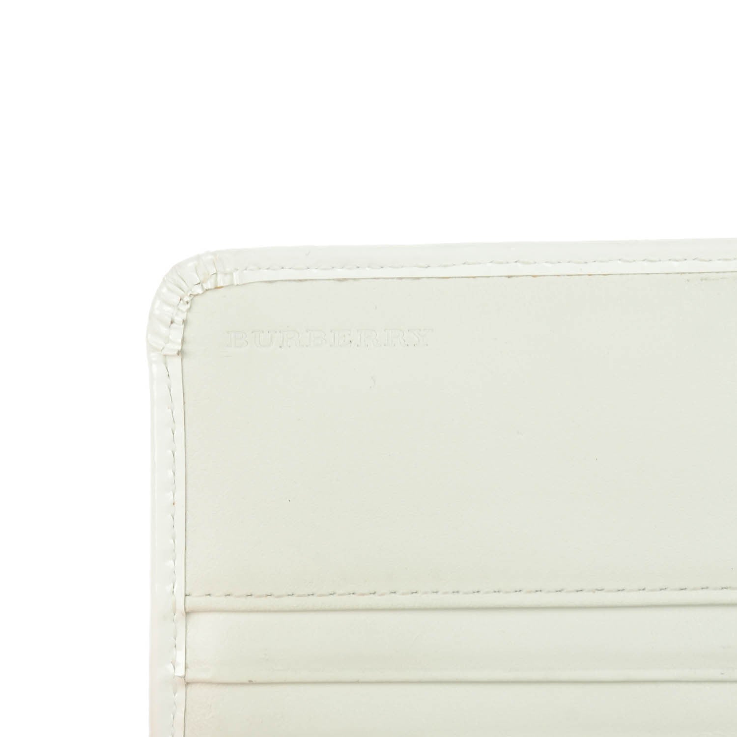 Burberry Supernova Check Penrose Continental Wallet White 6 of 9