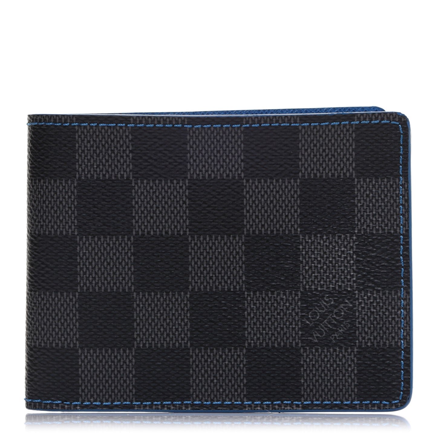 Damier Graphite Slender Wallet Blue
