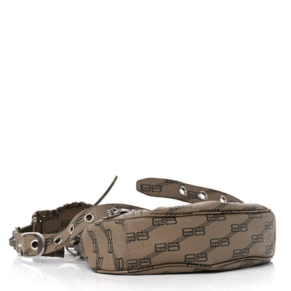Balenciaga Coated Canvas BB Monogram Le Cagole Shoulder Bag XS Beige Brown 5 of 10
