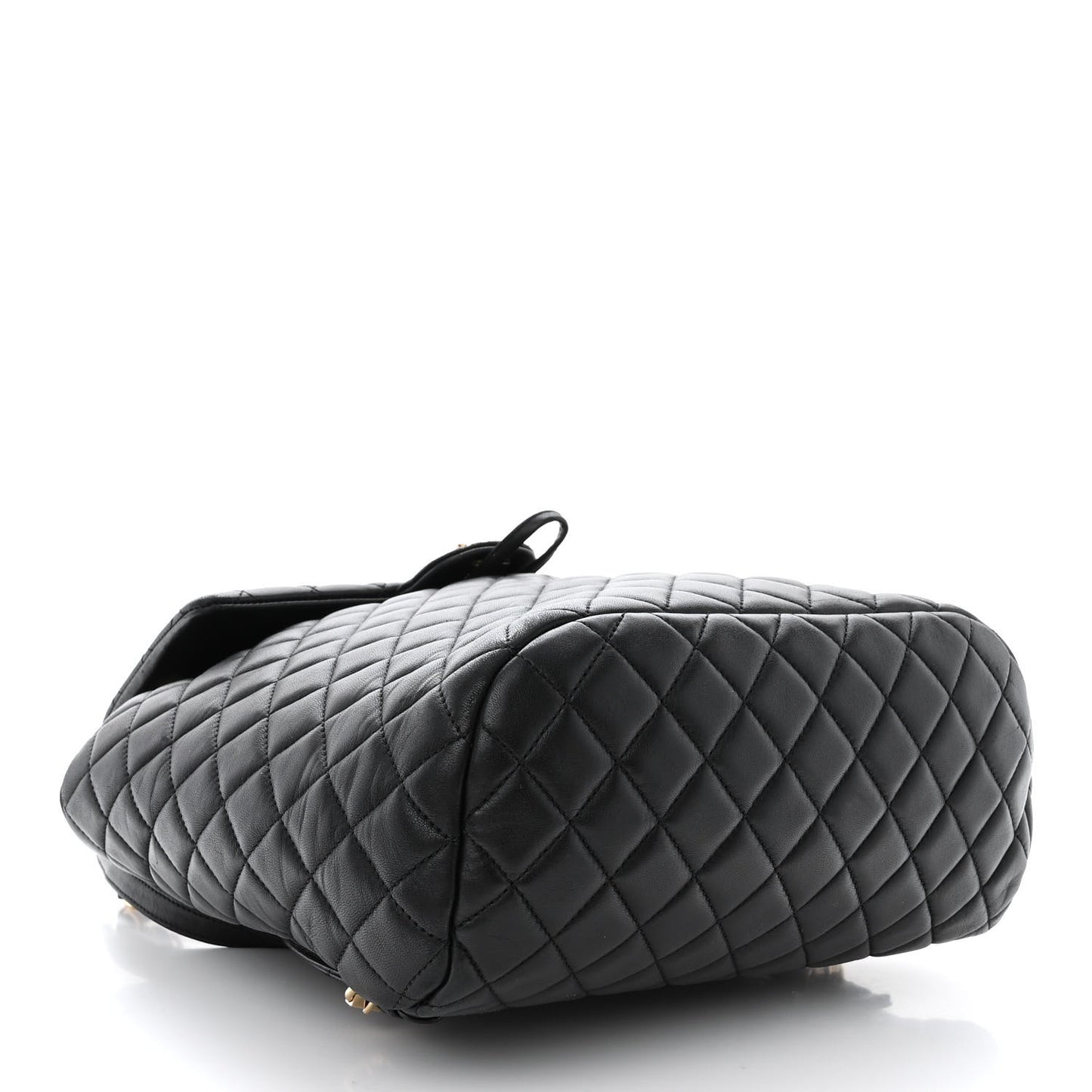 Lambskin Quilted Large Urban Spirit Backpack Black