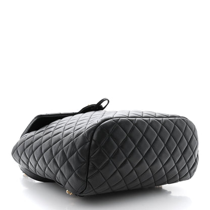 Chanel Lambskin Quilted Large Urban Spirit Backpack Black 4 of 12