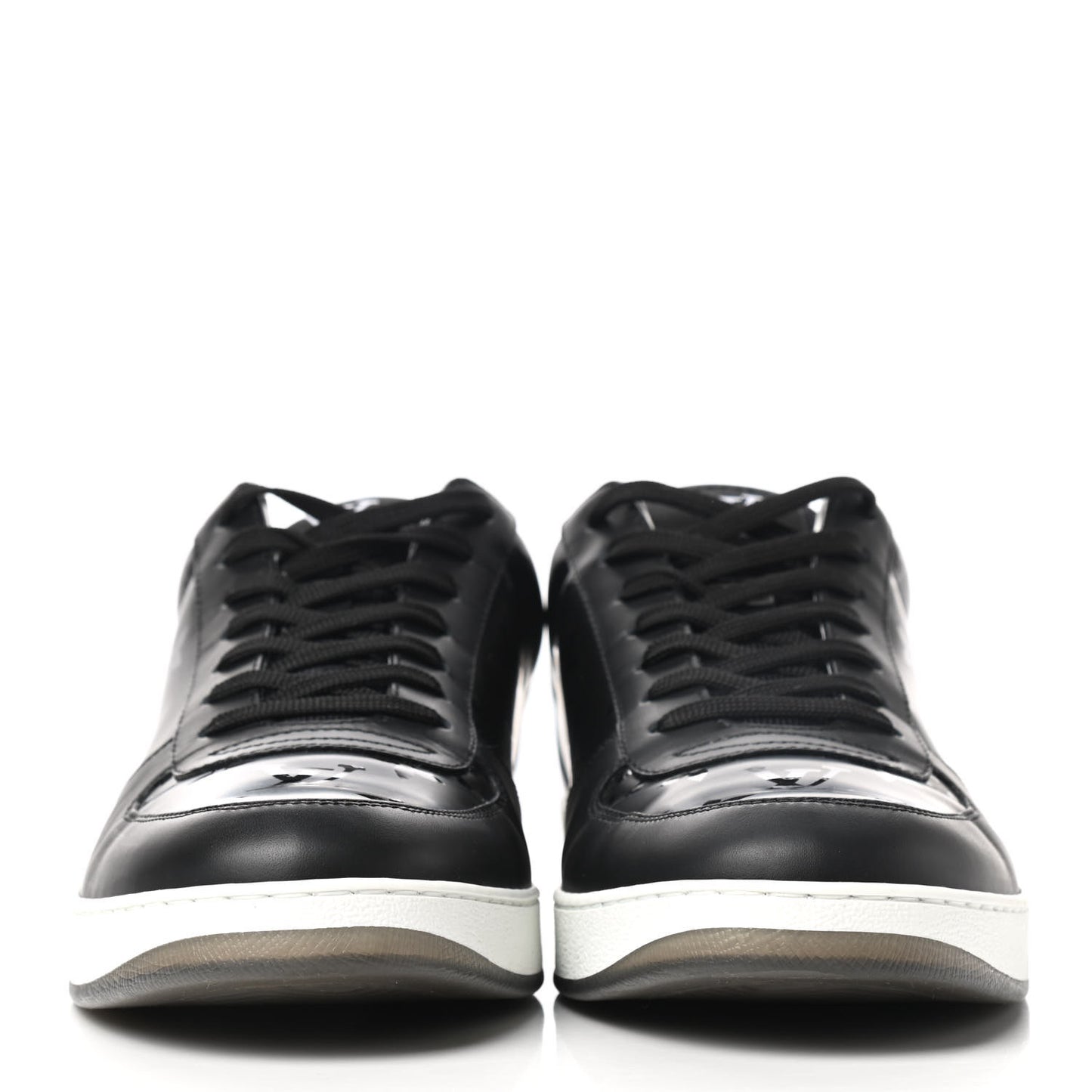 Calfskin Monogram Mens Rivoli Sneakers 9.5 Black