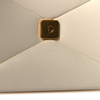 Valentino Garavani Nappa One Stud Chain Clutch Ivory 11 of 11