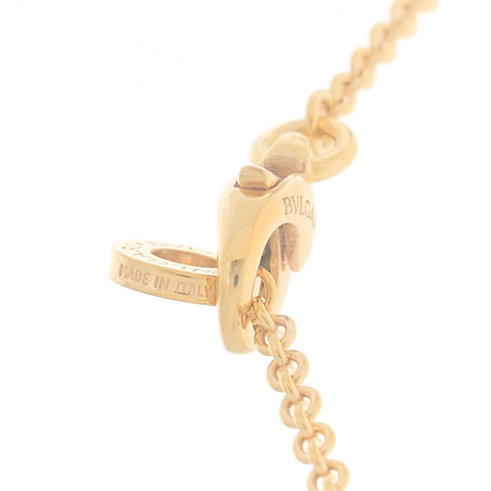 18K Rose Gold Black Ceramic B.Zero1 Pendant Necklace