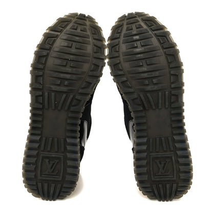 Louis Vuitton Suede Monogram Run Away Sneakers 37 Black 5 of 7