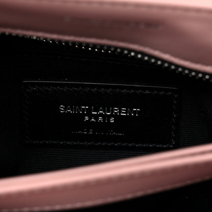 Saint Laurent Calfskin Y Quilted Monogram Toy Loulou Chain Satchel Pale Pink 7 of 14
