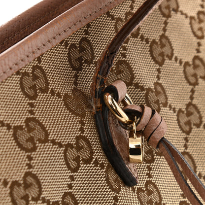 Gucci Monogram Medium Bree Zippered Tote Beige Dark Cipria 19 of 20
