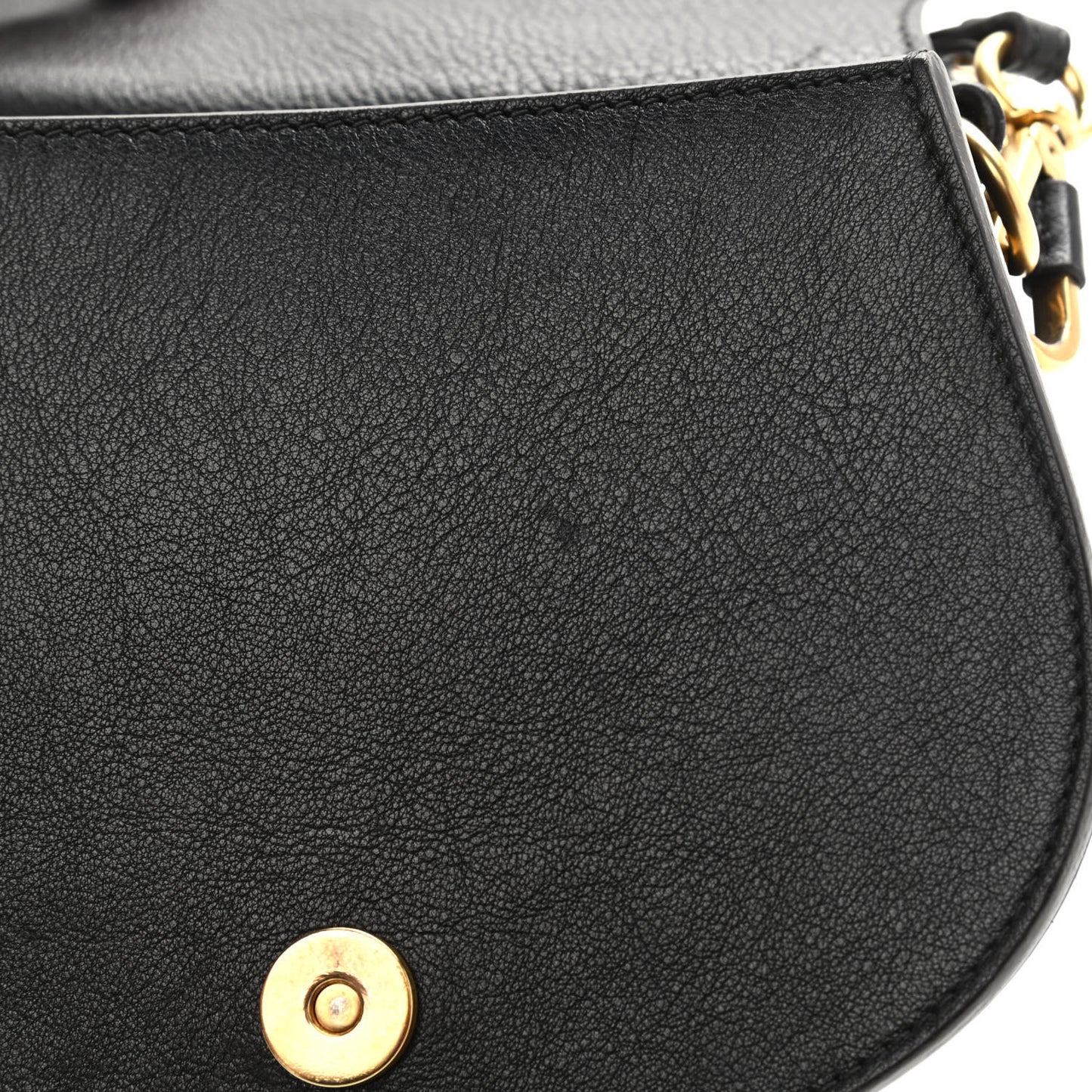 Calfskin Small Nile Bracelet Bag Black