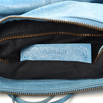 Balenciaga Agneau Classic Hardware Work Bleu Indigo 7 of 13