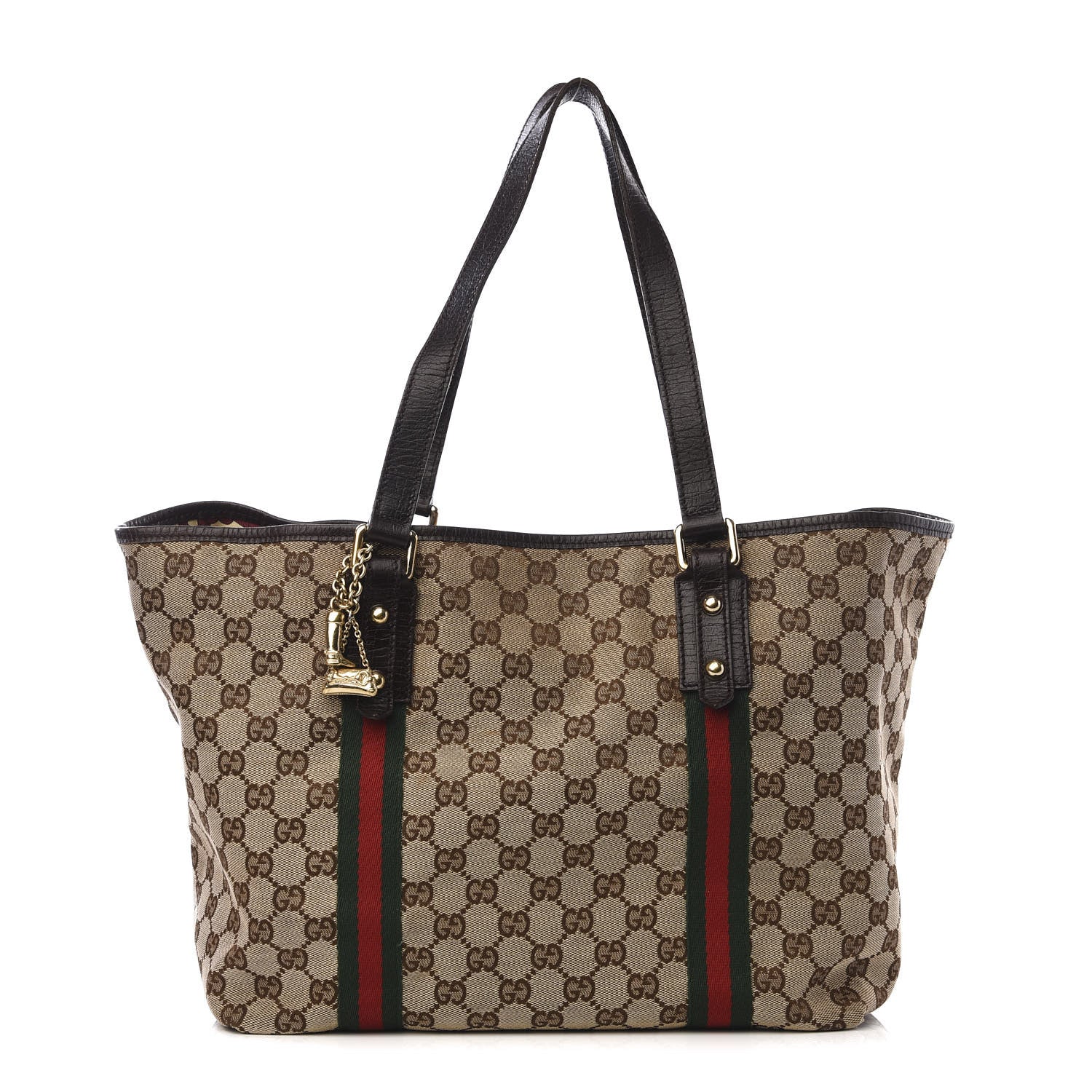 Gucci Monogram Large Jolicoeur Tote Brown 1 of 8