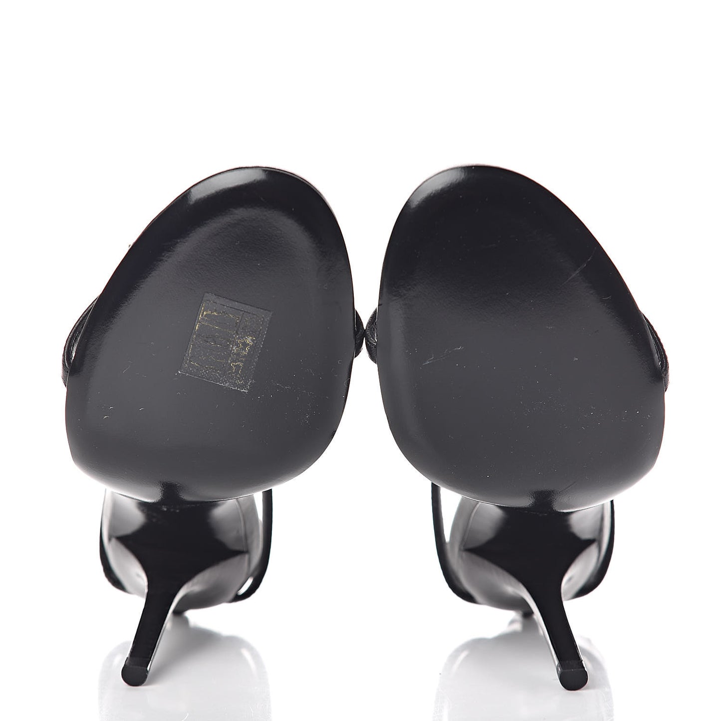 Calfskin Cassandra 110 Sandals 36 Black