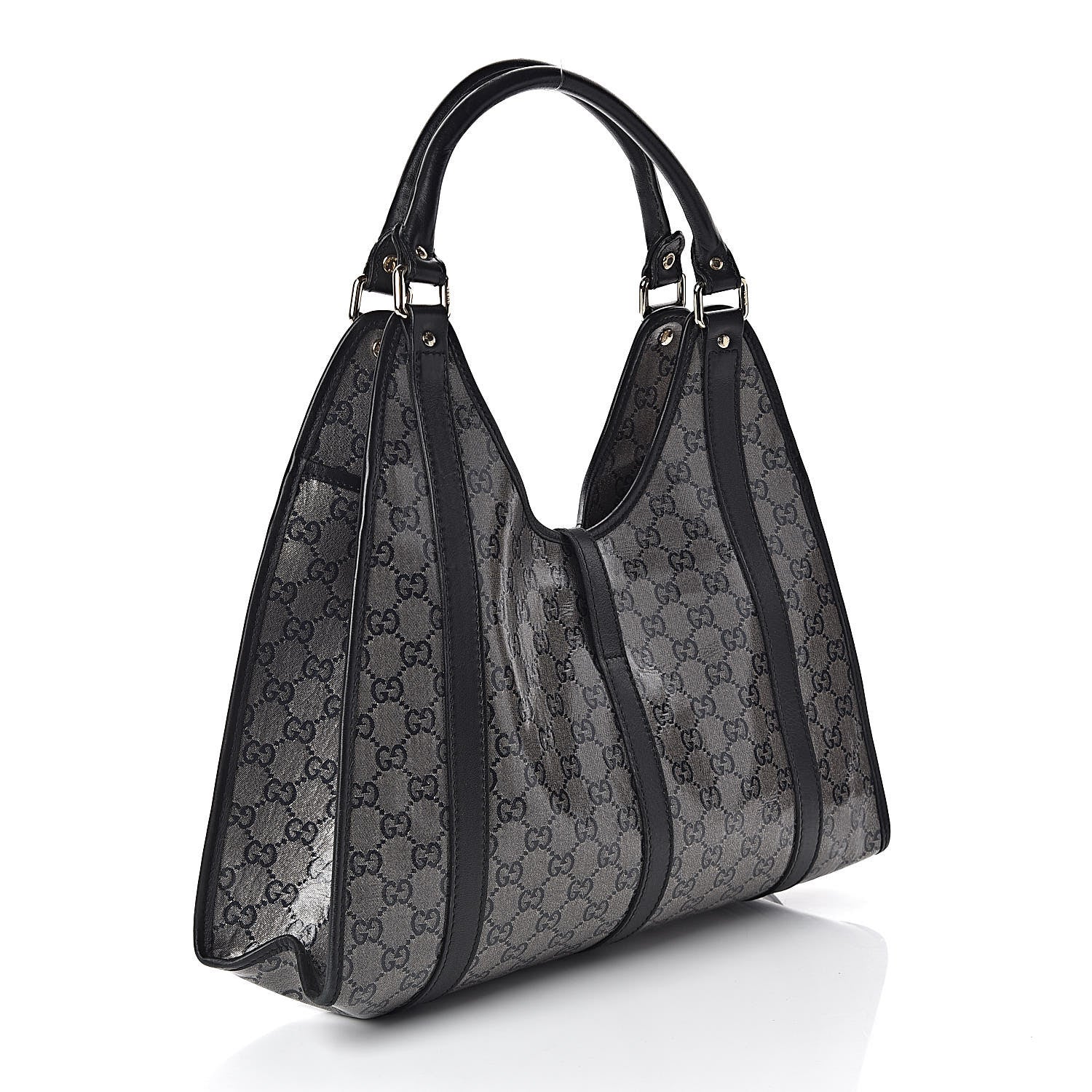 Gucci Crystal Monogram Medium Joy Shoulder Bag Black 3 of 10