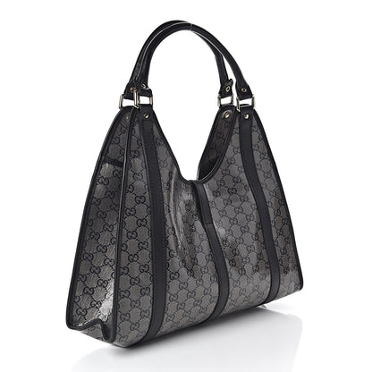 Gucci Crystal Monogram Medium Joy Shoulder Bag Black 3 of 10