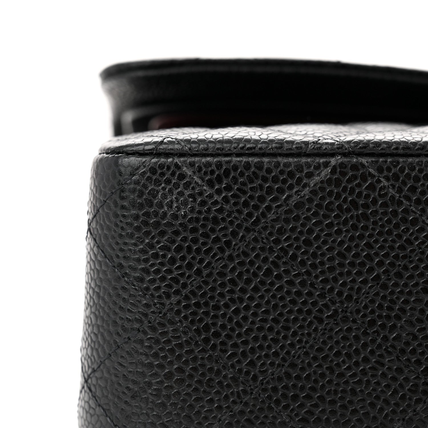 Chanel Caviar Quilted Medium Double Flap Black 11 of 12