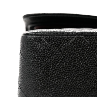 Chanel Caviar Quilted Medium Double Flap Black 11 of 12
