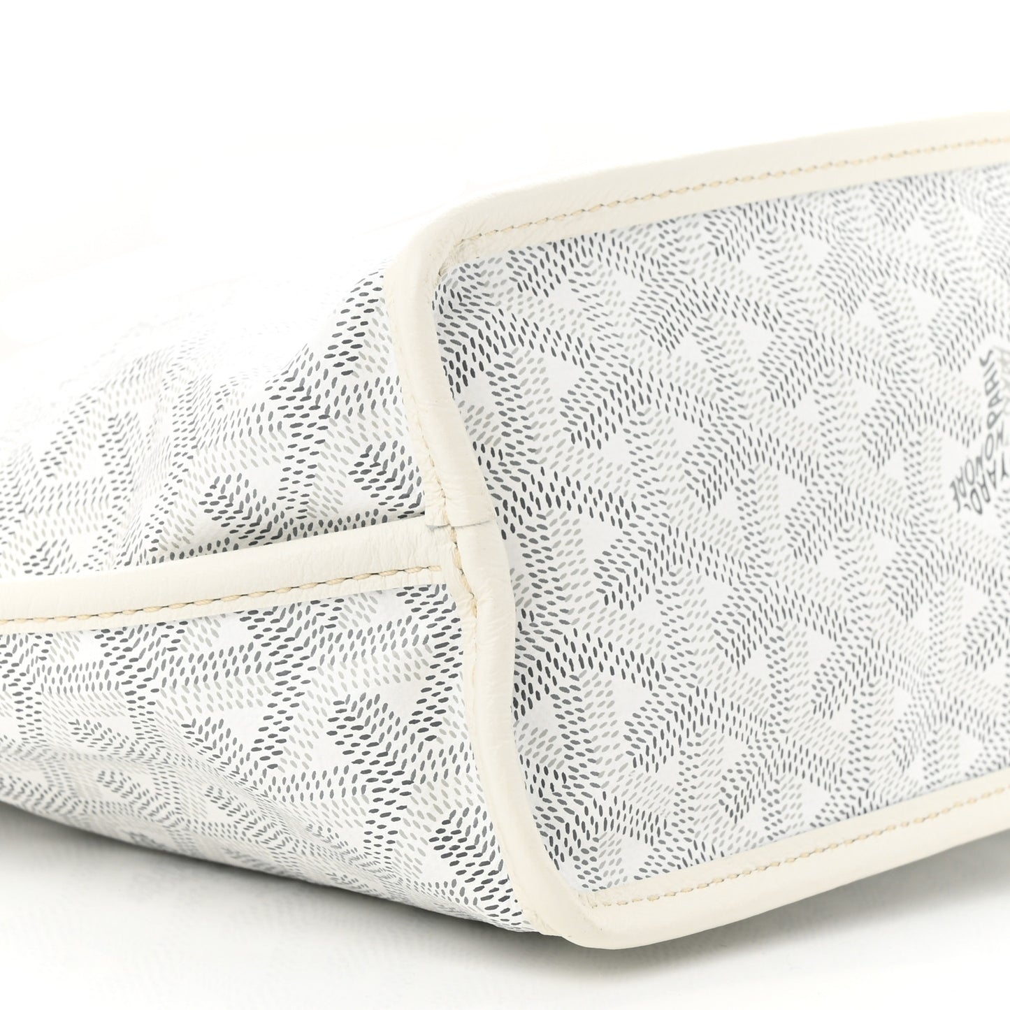 Goyardine Reversible Mini Anjou White