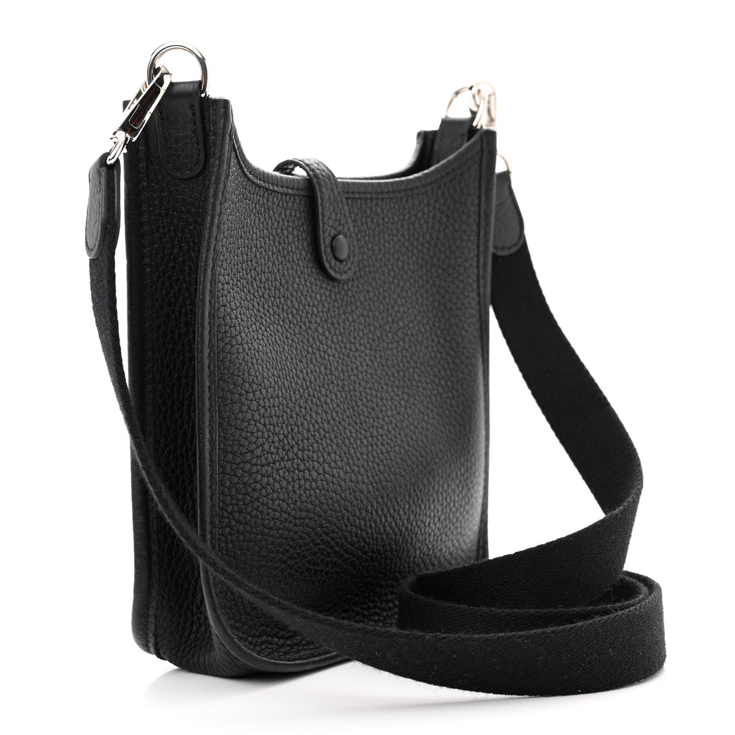 Hermes Taurillon Clemence Evelyne TPM Black 3 of 11