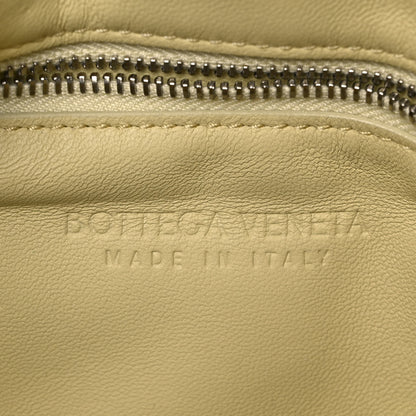 Bottega Veneta Goatskin Python Embossed Padded Cassette Crossbody Bag Kiwi Black Silver 5 of 8