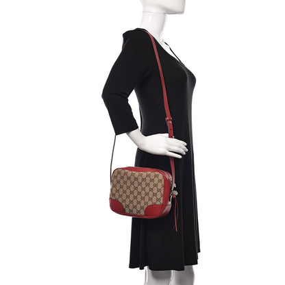 Gucci Monogram Mini Bree Messenger Bag Red 2 of 10