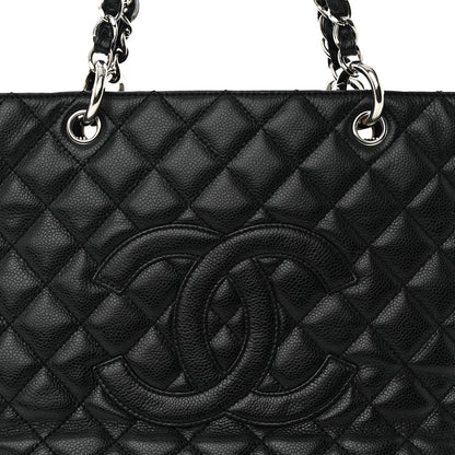 Chanel Caviar Quilted Grand Shopping Tote GST Black 10 of 13