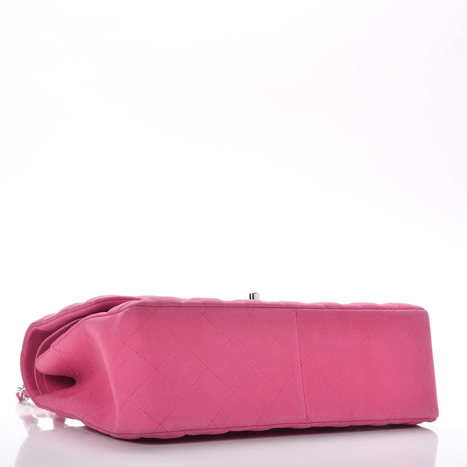 Chanel Iridescent Caviar Quilted Jumbo Double Flap Pink 11 of 11