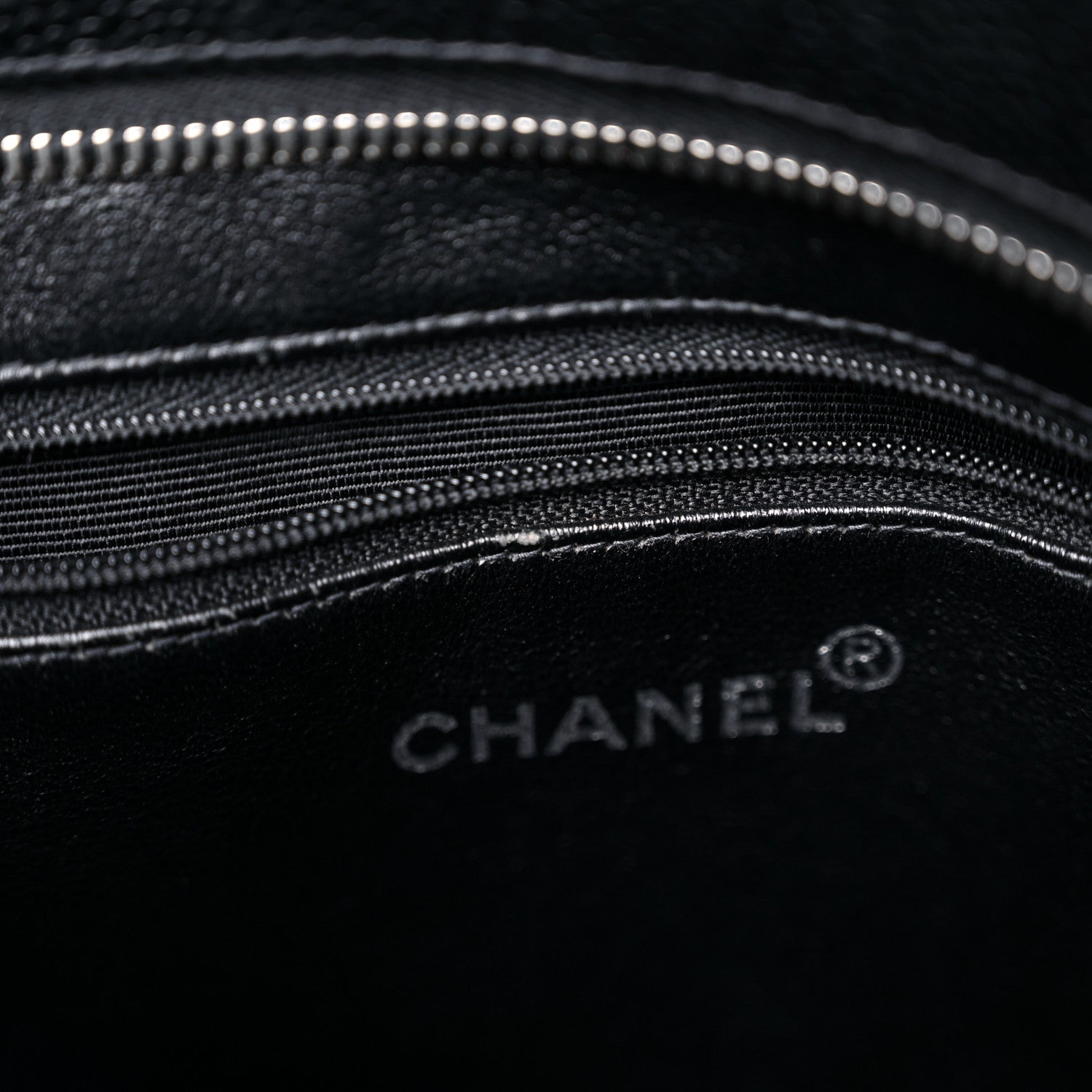 Chanel Caviar Quilted Medallion Tote Black 14 of 19