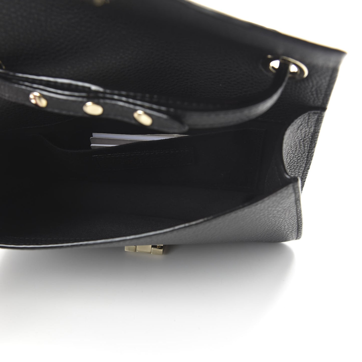 Grainy Pebbled Rebel Crossbody Bag Black