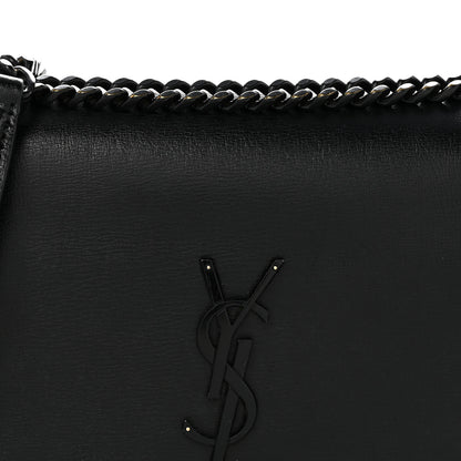 Saint Laurent Calfskin Medium Monogram Sunset Satchel Black 8 of 16