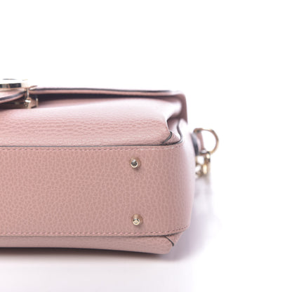 Gucci Dollar Calfskin Interlocking G Top Handle Shoulder Bag Soft Pink 9 of 10