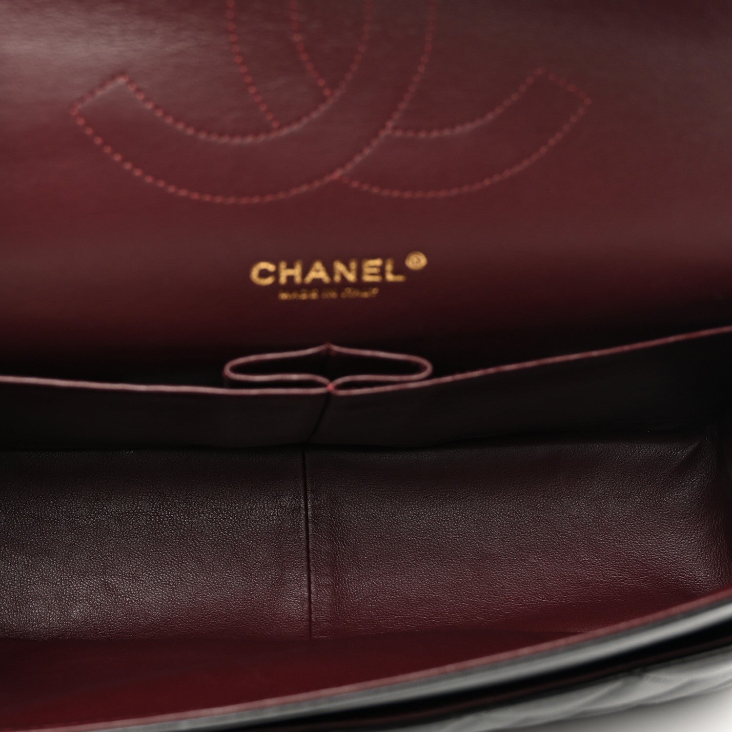 Chanel Lambskin Quilted Jumbo Double Flap Black 6 of 11