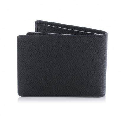 Louis Vuitton Taiga Mens Billfold Wallet w 3 Flaps Black 3 of 7