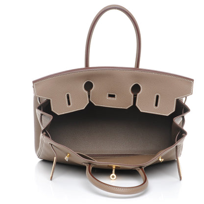 Hermes Togo Birkin 35 Etoupe 7 of 26