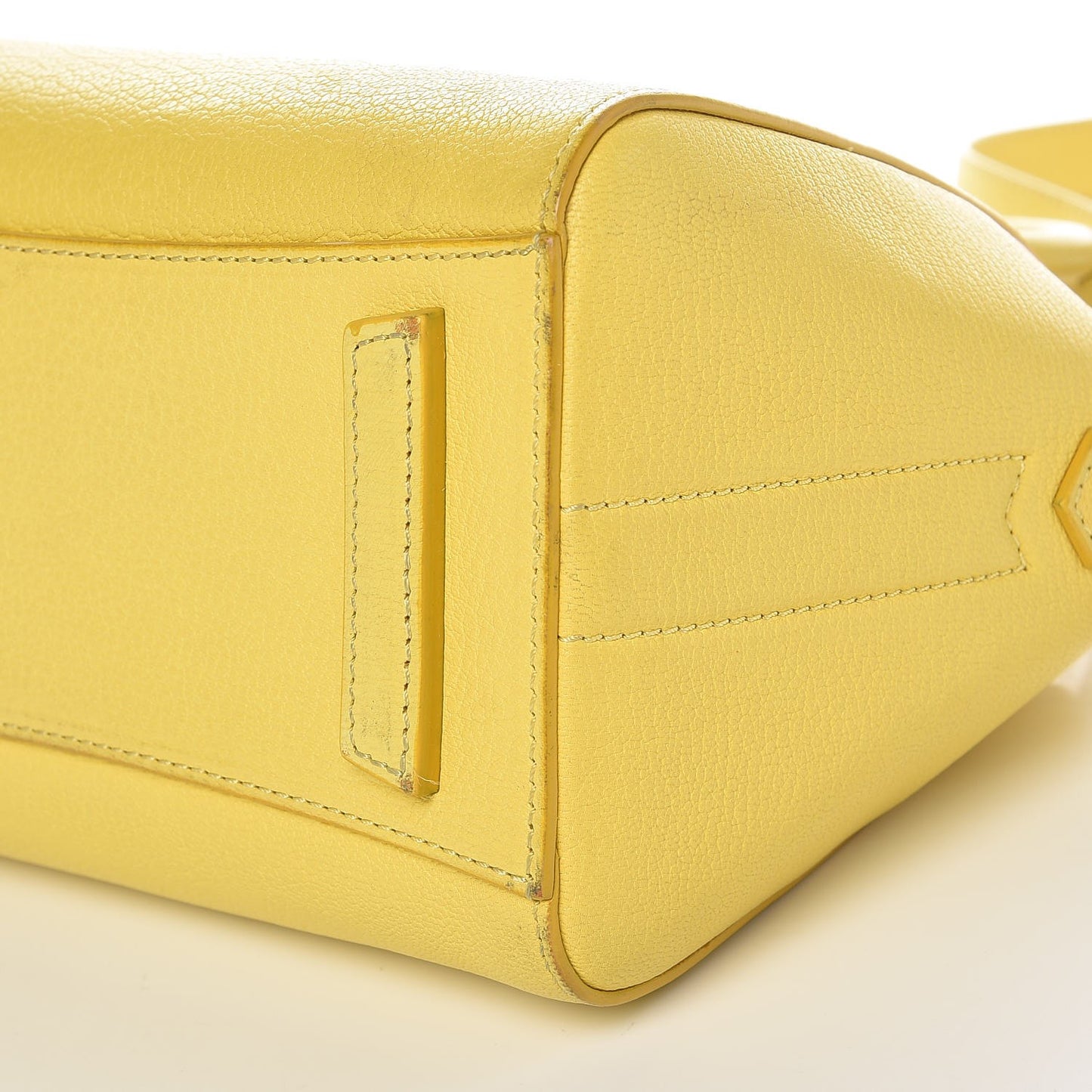 Sugar Goatskin Mini Antigona Yellow