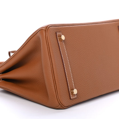 Hermes Togo Birkin 30 Gold 8 of 10